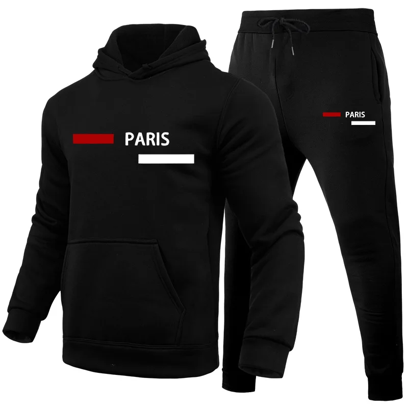 Winter Clothing Outdoor - Men's Tracksuit Fashion Casual Hooded Sweatshirts