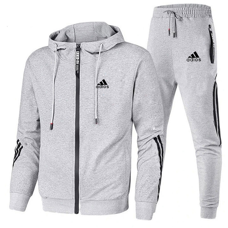 Winter Clothing Outdoor - Spring Autumn Men Tracksuits Sets Long