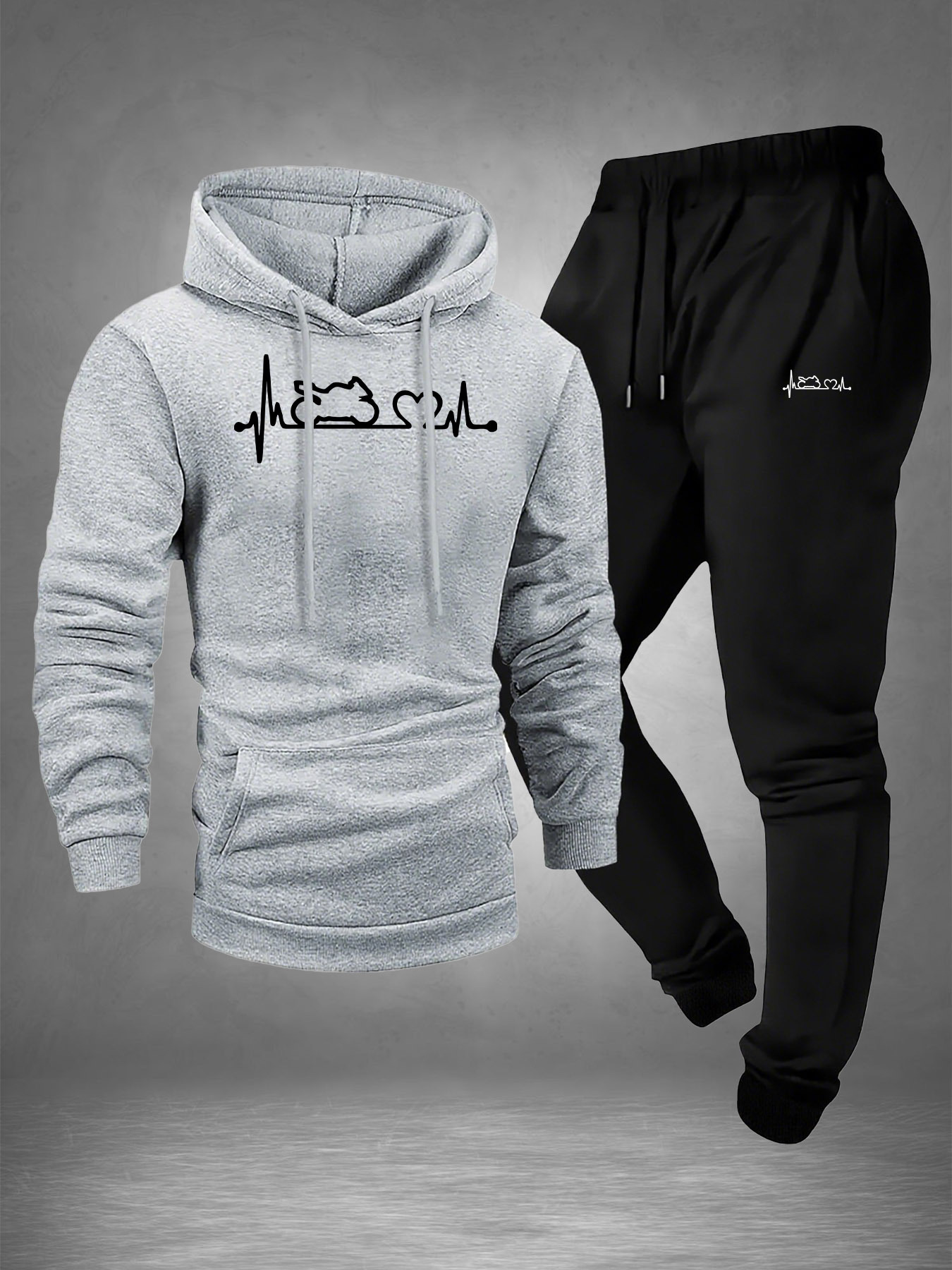 Men 2‑Piece Motorcycle Heartbe - огляд і ціна Winter Clothing Outdoor