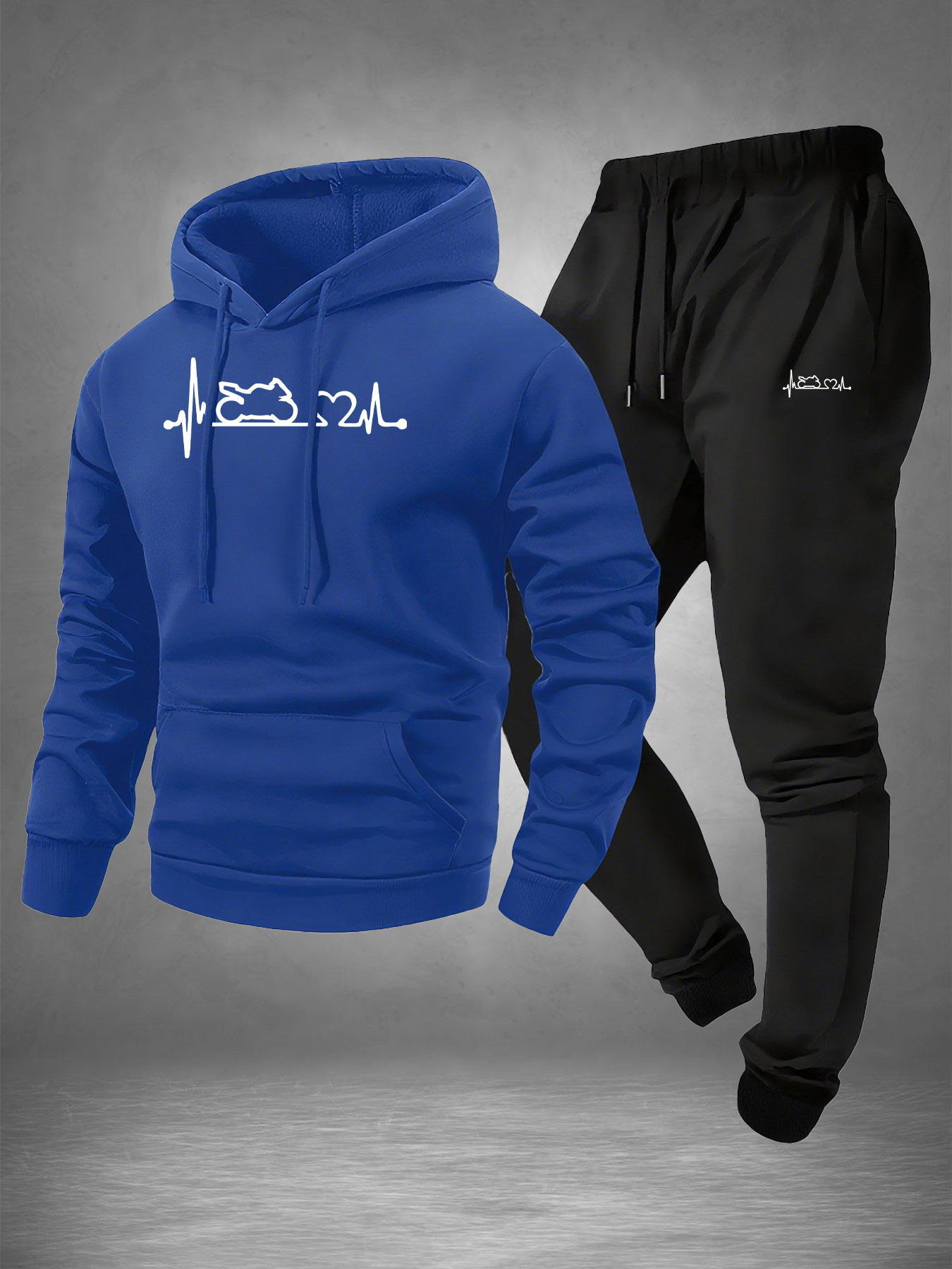 Men 2‑Piece Motorcycle Heartbe - огляд і ціна Winter Clothing Outdoor