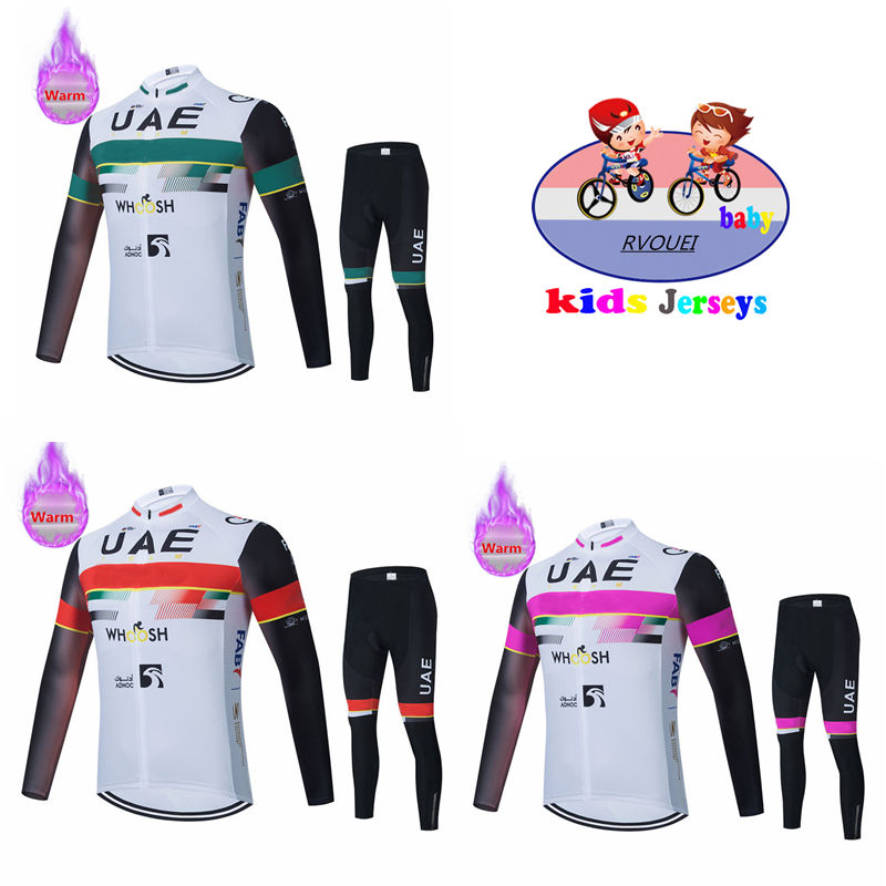 UAE Boy Long Sleeve Cycling Je - огляд і ціна Winter Clothing Kids Sale