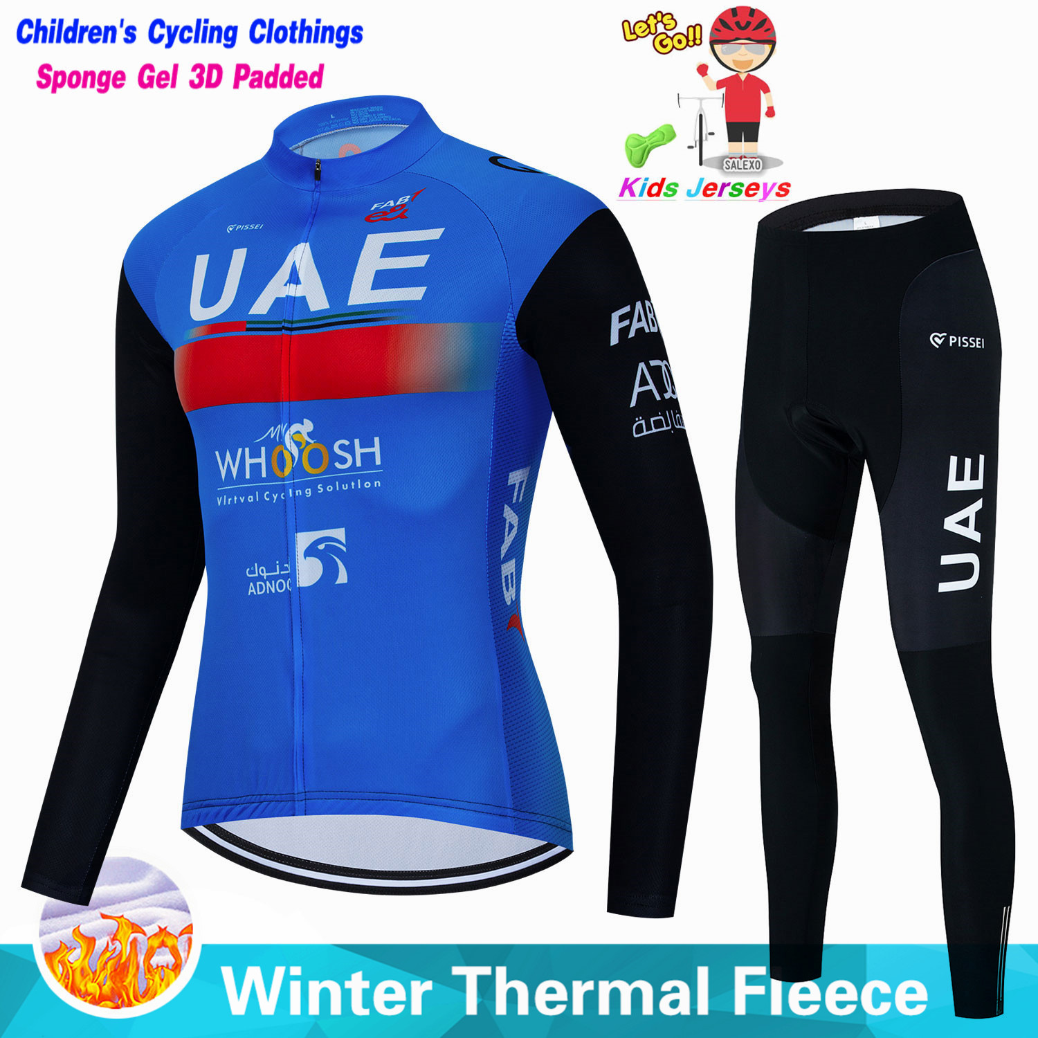 Uae Kids Winter Fleece Cycling - огляд і ціна Winter Clothing Kids Sale