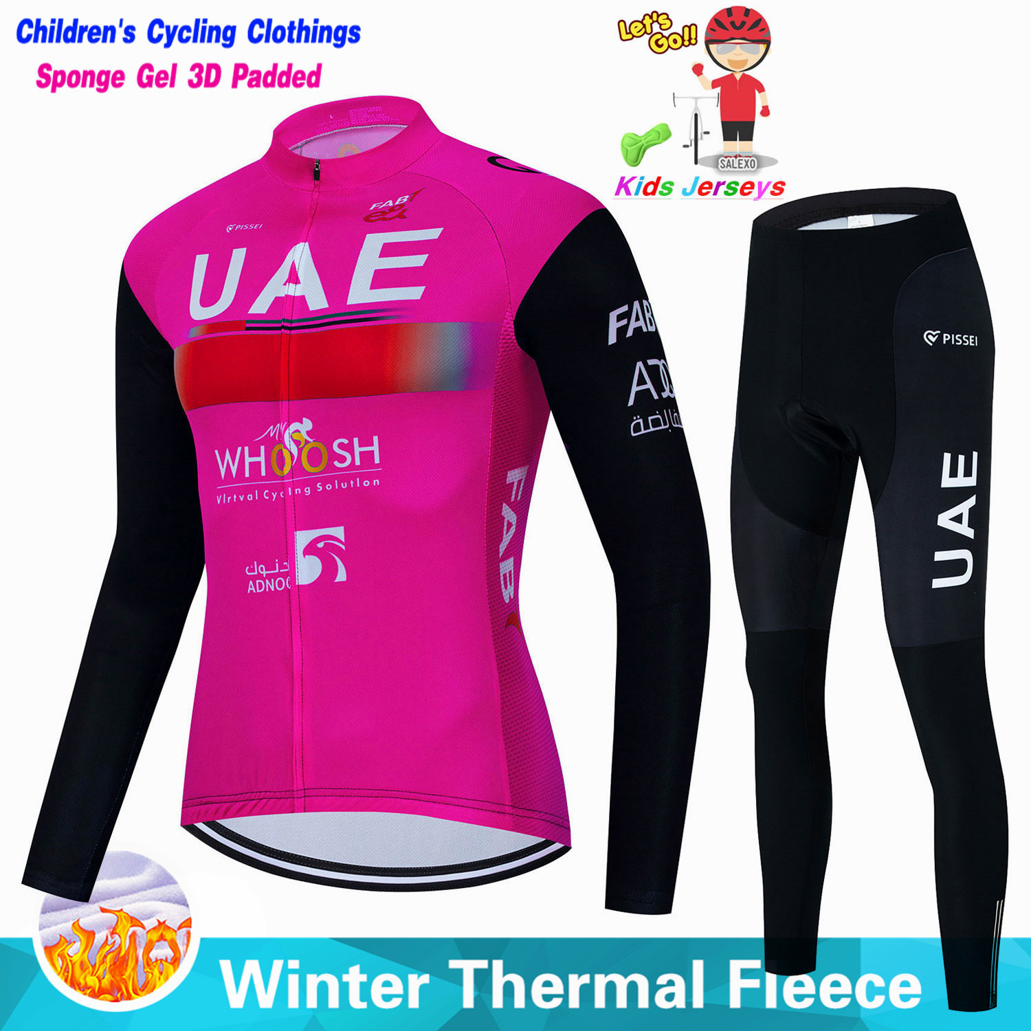 Uae Kids Winter Fleece Cycling - огляд і ціна Winter Clothing Kids Sale