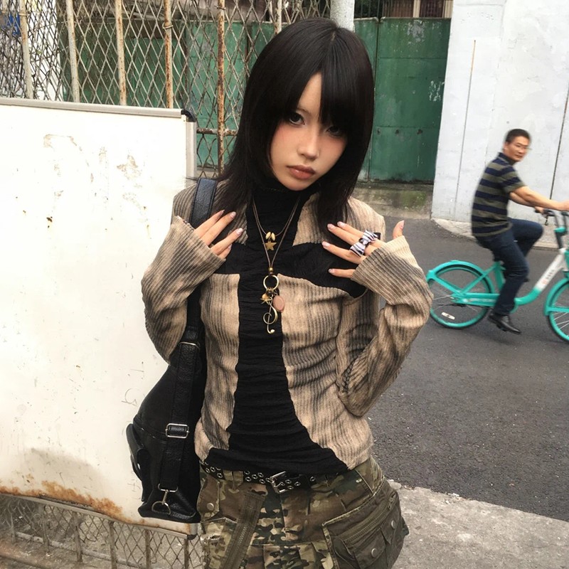 Karrram Japanese Y2k Ribbed To - огляд і ціна Yellow Winter Clothing