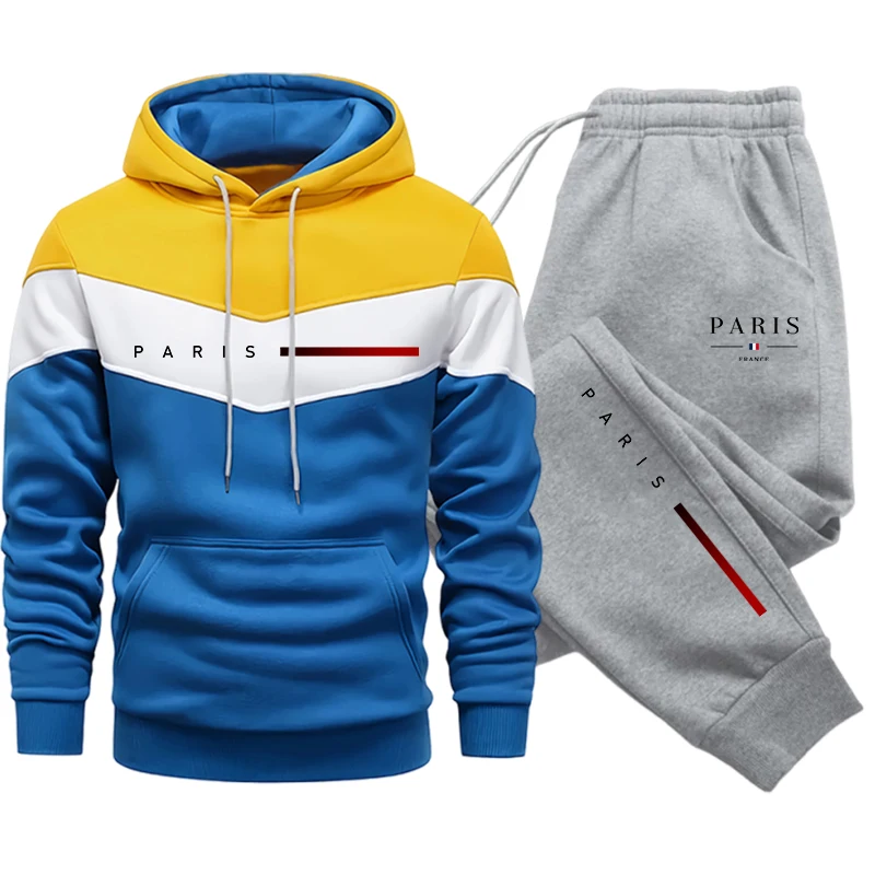 Men's Tracksuit Casual Hoodie  - огляд і ціна Winter Clothing Outdoor