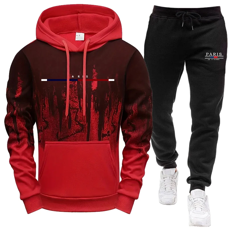 Men's Set/Hoodie/Pants Autumn  - огляд і ціна Winter Clothing Outdoor