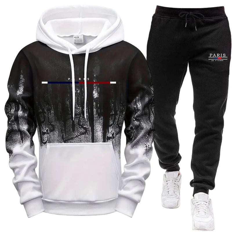 Men's Set/Hoodie/Pants Autumn  - огляд і ціна Winter Clothing Outdoor