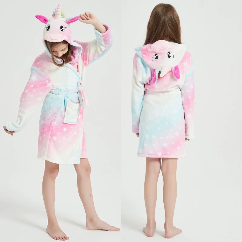 Animal Bathrobes for Girls Chi - огляд і ціна Winter Clothing Baby Girl