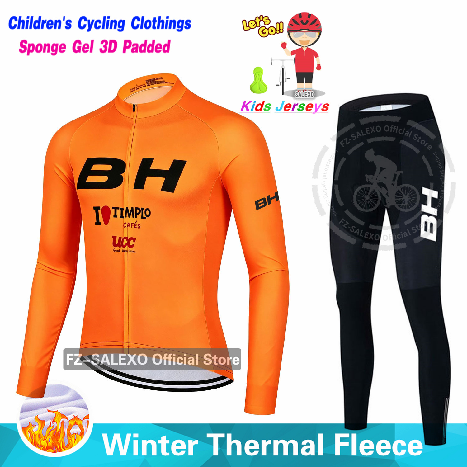 BH Winter Kids Cycling Jersey  - огляд і ціна Winter Clothing Kids Sale