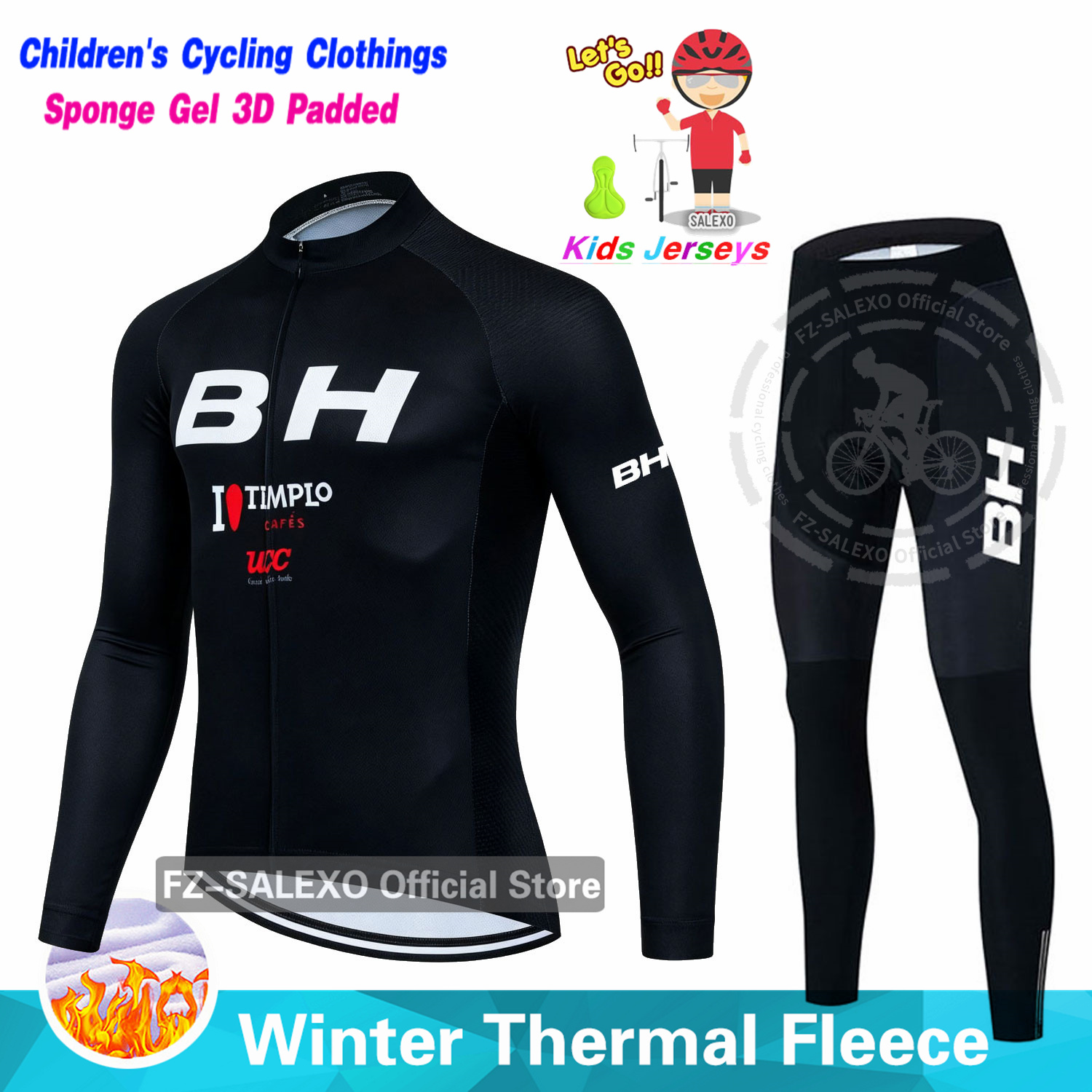 BH Winter Kids Cycling Jersey  - огляд і ціна Winter Clothing Kids Sale