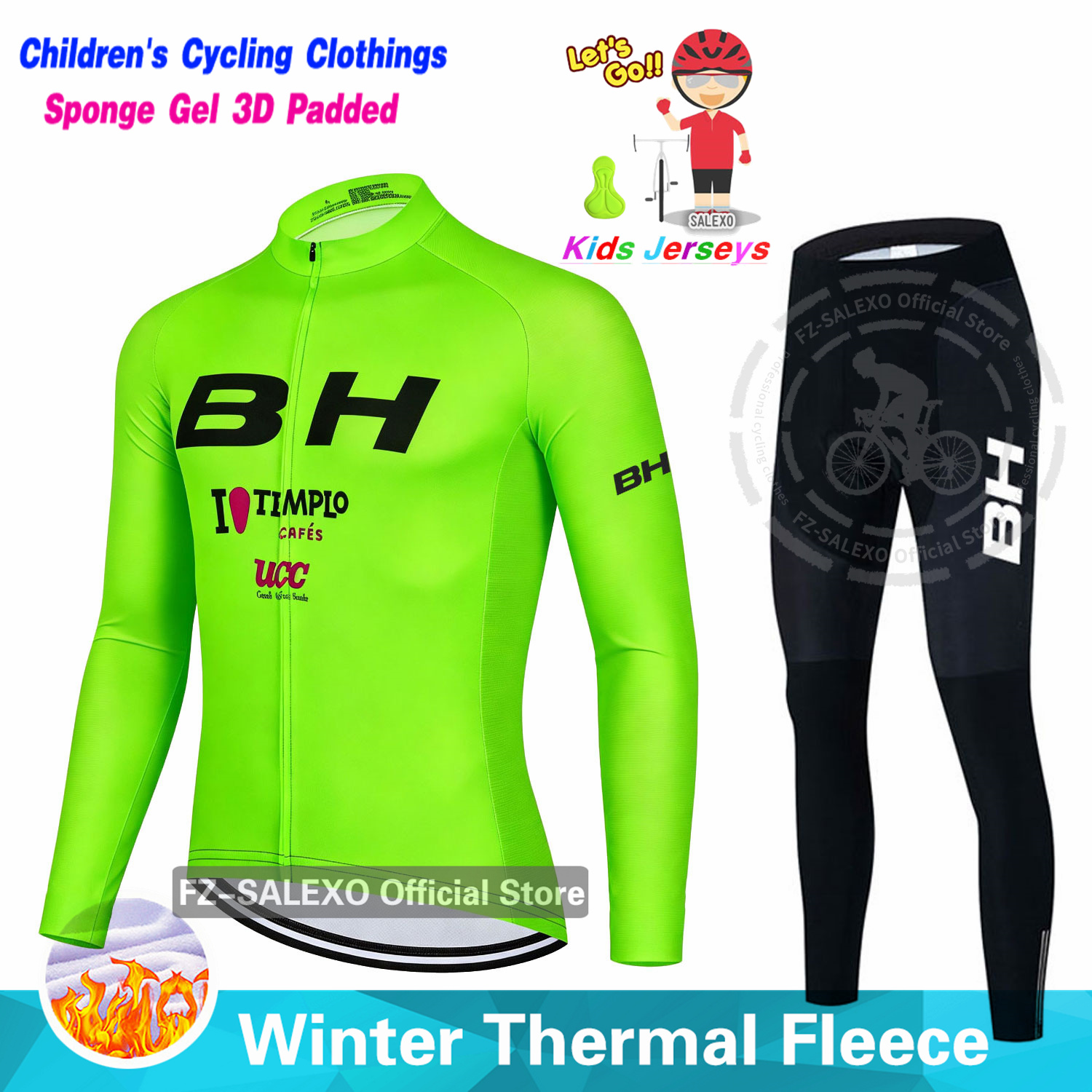 BH Winter Kids Cycling Jersey  - огляд і ціна Winter Clothing Kids Sale
