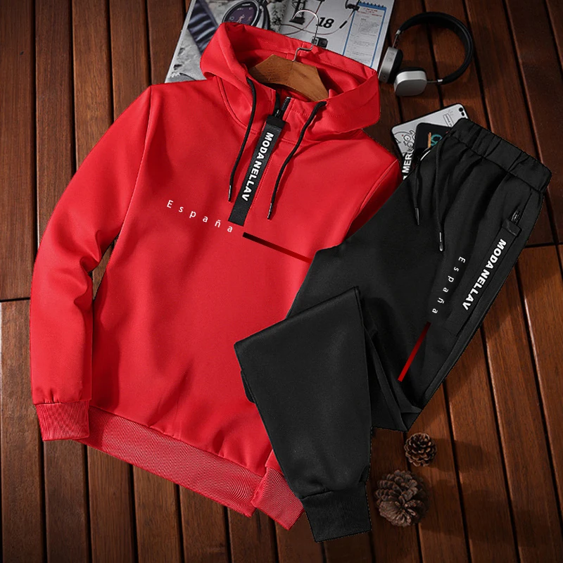 2026 Men's Tracksuit Print Cas - огляд і ціна Winter Clothing Outdoor