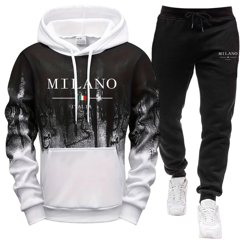 Men's Set/Hoodie/Pants Autumn  - огляд і ціна Winter Clothing Outdoor