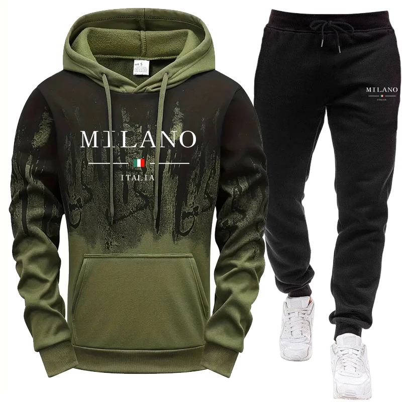Men's Set/Hoodie/Pants Autumn  - огляд і ціна Winter Clothing Outdoor
